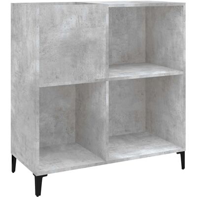 vidaXL Beton Grau Record Cabinet - Vinyl Aufbewahrung vidaXL Beton Grau Record Cabinet - Vinyl Aufbewahrung