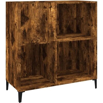 vidaXL Armoire à Disques Chêne Fumé - 84,5x38x89 cm - Rangement & Présentation - Publicité vidaXL Armoire à Disques Chêne Fumé - 84,5x38x89 cm - Rangement & Présentation - Publicité