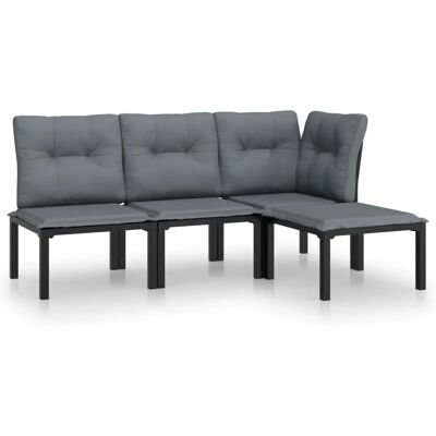 Ensemble de Mobilier d'Extérieur VidaXL - Rotin Résistant aux Intempéries - Design Moderne Modulaire - Publicité Ensemble de Mobilier d'Extérieur VidaXL - Rotin Résistant aux Intempéries - Design Moderne Modulaire - Publicité