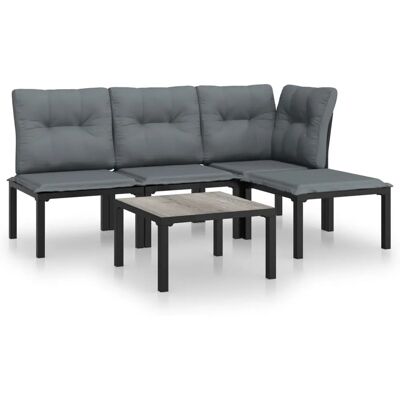 VidaXL Gartenmöbel-Set - Wetterfeste Rattanresine - Stabil & Modular VidaXL Gartenmöbel-Set - Wetterfeste Rattanresine - Stabil & Modular