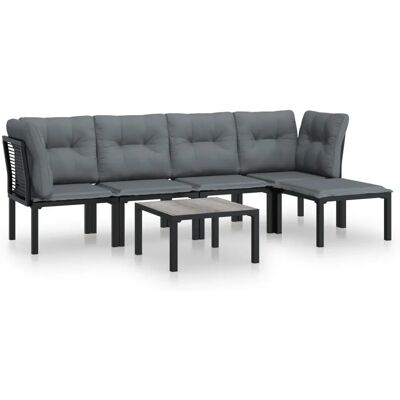 VidaXL Gartenset - Witterungsbeständiger Poly-Rattan - Stabiles Stahlgestell VidaXL Gartenset - Witterungsbeständiger Poly-Rattan - Stabiles Stahlgestell