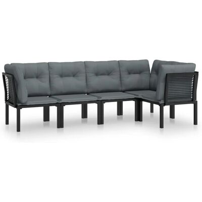 vidaXL Gartenmöbel-Set - Modulares stilvolles Loungeset vidaXL Gartenmöbel-Set - Modulares stilvolles Loungeset