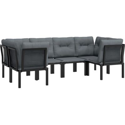 Maisonchic 6-tlg. Gartenset - Schwarz & Grau Maisonchic 6-tlg. Gartenset - Schwarz & Grau