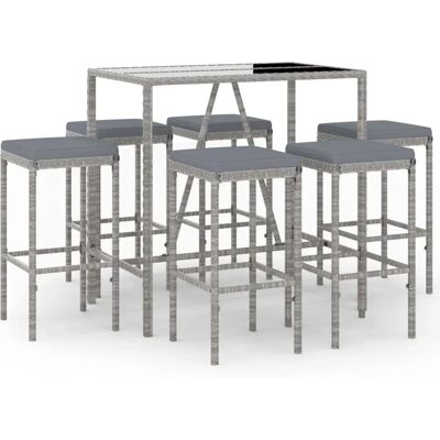 vidaXL Gartenbar-Set - Outdoor Möbel mit Kissen vidaXL Gartenbar-Set - Outdoor Möbel mit Kissen
