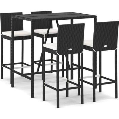 vidaXL Gartenbar-Set mit Kissen - Outdoor Möbel vidaXL Gartenbar-Set mit Kissen - Outdoor Möbel