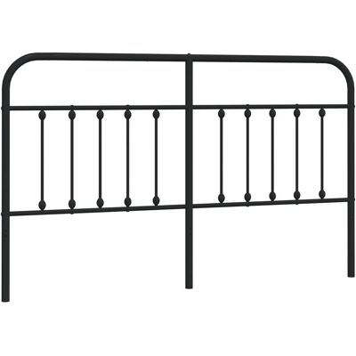 vidaXL Metalen Hoofdbord Zwart 180 cm - Hoofdbord vidaXL Metalen Hoofdbord Zwart 180 cm - Hoofdbord
