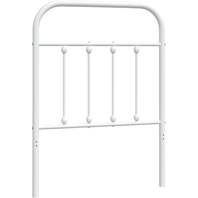 vidaXL Valkoinen 75 cm metallisänkyjen pääty - Pääty vidaXL Valkoinen 75 cm metallisänkyjen pääty - Pääty