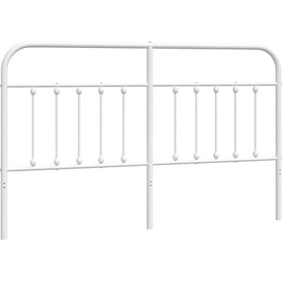 vidaXL Weißes Metall-Kopfteil 180cm - Kopfteil vidaXL Weißes Metall-Kopfteil 180cm - Kopfteil