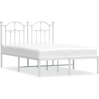 vidaXL Bedframe Wit 120x190 cm - Bedtype vidaXL Bedframe Wit 120x190 cm - Bedtype