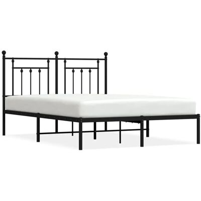 vidaXL 353539 Stahlbettgestell - Schwarz - Bettgestell vidaXL 353539 Stahlbettgestell - Schwarz - Bettgestell