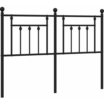 vidaXL Metall Kopfteile Bettkopfteil Schwarz - Kopfteil 135 cm vidaXL Metall Kopfteile Bettkopfteil Schwarz - Kopfteil 135 cm