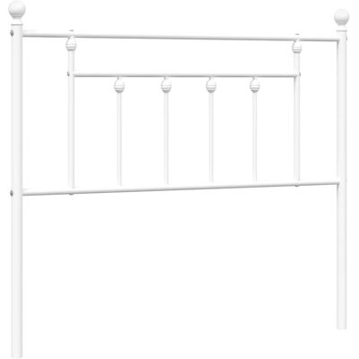 vidaXL Wit metalen hoofdbord - 107 cm hoofdbord voor bed vidaXL Wit metalen hoofdbord - 107 cm hoofdbord voor bed