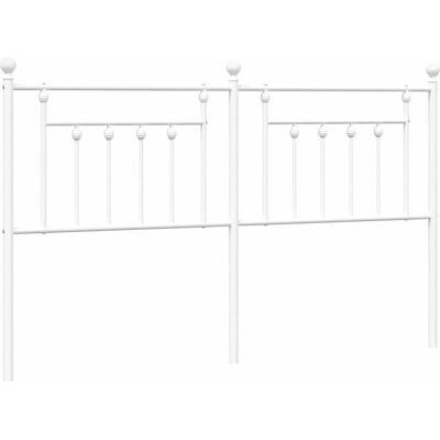 vidaXL Metallinen sängynpääty 180 cm - Sängyn pääty - Musta vidaXL Metallinen sängynpääty 180 cm - Sängyn pääty - Musta