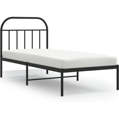 vidaXL Bettgestell - Robuste Metallstütze für 90x200 cm Matratze - Leicht aufzubauen vidaXL Bettgestell - Robuste Metallstütze für 90x200 cm Matratze - Leicht aufzubauen