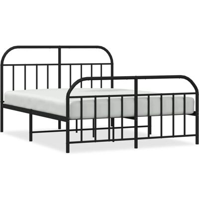 vidaXL 353654 Metallbettgestell - Schwarz - Bettgestell vidaXL 353654 Metallbettgestell - Schwarz - Bettgestell