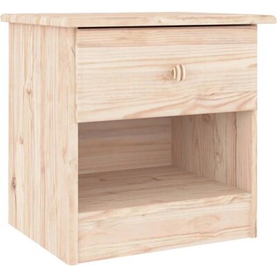 vidaXL Nachttisch ALTA - Beistelltisch - Massives Kiefernholz - 41x35x41 cm vidaXL Nachttisch ALTA - Beistelltisch - Massives Kiefernholz - 41x35x41 cm