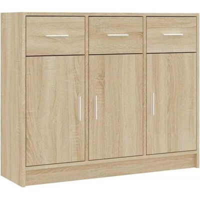 vidaXL Sonoma Eiken Dressoir - Opbergkast, Hoogkast, Kast vidaXL Sonoma Eiken Dressoir - Opbergkast, Hoogkast, Kast