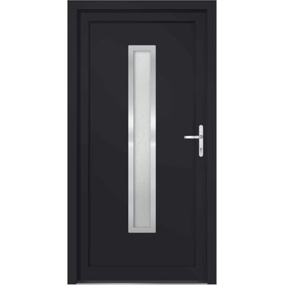 vidaXL Haustür Anthrazit 98x208 cm PVC - Haustür vidaXL Haustür Anthrazit 98x208 cm PVC - Haustür