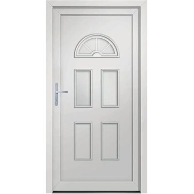 vidaXL Haustür Weiß 88x190 cm PVC - Haustür vidaXL Haustür Weiß 88x190 cm PVC - Haustür