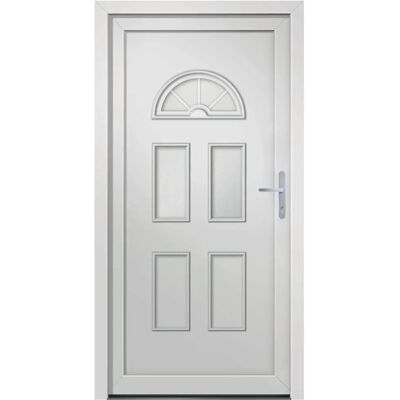vidaXL Haustür Weiß 88x200 cm PVC - Haustür vidaXL Haustür Weiß 88x200 cm PVC - Haustür