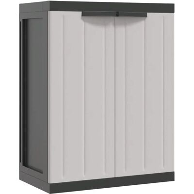 armoire de rangement extérieur vidaXL gris noir - Jardin, Balcon, Terrasse - Publicité armoire de rangement extérieur vidaXL gris noir - Jardin, Balcon, Terrasse - Publicité