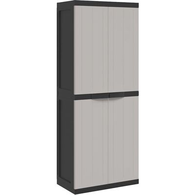 vidaXL Armoire de rangement extérieur 65x37x165cm - Jardin, Balcon, Verrouillable - Publicité vidaXL Armoire de rangement extérieur 65x37x165cm - Jardin, Balcon, Verrouillable - Publicité