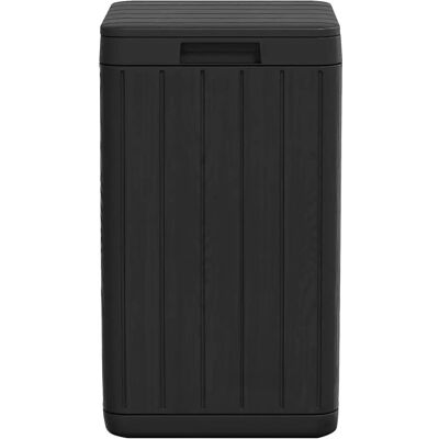vidaXL Outdoor Mülleimer - Stoßfest, 80 L, Anthrazit vidaXL Outdoor Mülleimer - Stoßfest, 80 L, Anthrazit