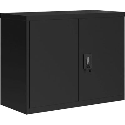 vidaXL Stahl Aktenschrank 90x40x70cm Büroaufbewahrung vidaXL Stahl Aktenschrank 90x40x70cm Büroaufbewahrung