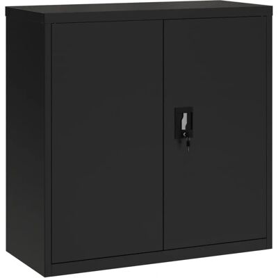 vidaXL Stahl Aktenschrank 90x40x90 cm - Büro Möbel vidaXL Stahl Aktenschrank 90x40x90 cm - Büro Möbel