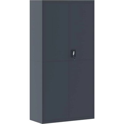 vidaXL Aktenschrank Stahl 90x40x180 cm - Büro Schrank vidaXL Aktenschrank Stahl 90x40x180 cm - Büro Schrank
