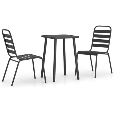 vidaXL Puutarhasyötabletti ja -tuoli - 50 cm, 3 kpl vidaXL Puutarhasyötabletti ja -tuoli - 50 cm, 3 kpl