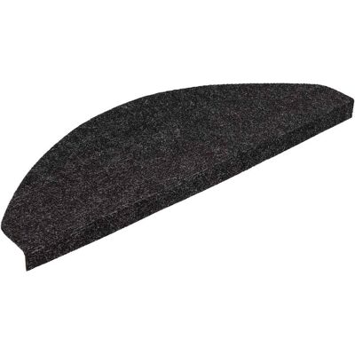 vidaXL Trapmatten Zelfklevend 10 stuks Antraciet - Trapbescherming vidaXL Trapmatten Zelfklevend 10 stuks Antraciet - Trapbescherming