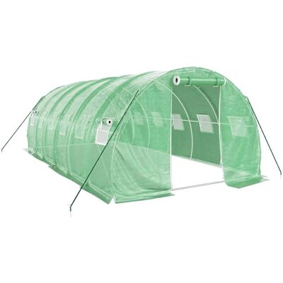 Serre en acier 6x3x2m - Vert - Serre Serre en acier 6x3x2m - Vert - Serre