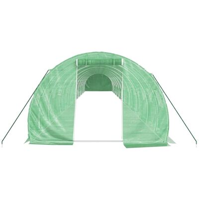 vidaXL Gewächshaus mit Stahlrahmen 20x3x2 m - Gewächshaus vidaXL Gewächshaus mit Stahlrahmen 20x3x2 m - Gewächshaus
