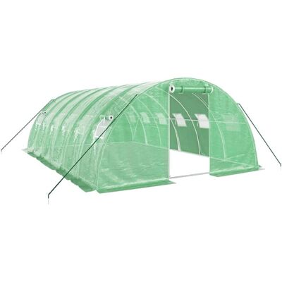Szklarnia z Metalowym Ramiakiem 6x4x2 m - szklarnia Szklarnia z Metalowym Ramiakiem 6x4x2 m - szklarnia