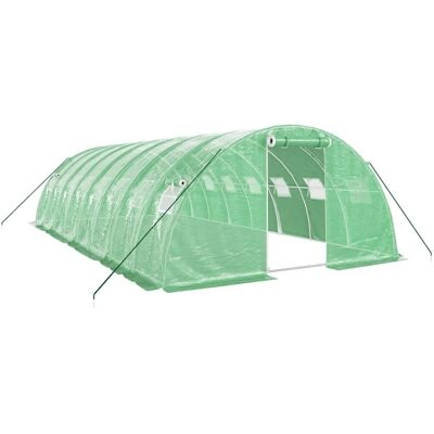 szklarnia z stalowym szkieletem 8x4x2 m vidaXL - Szklarnia szklarnia z stalowym szkieletem 8x4x2 m vidaXL - Szklarnia