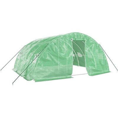 Serre en acier 20 m² - Vert - Serre Serre en acier 20 m² - Vert - Serre