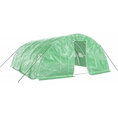 Serre vidaXL 6x5x2.3m Structure en acier - Serre Serre vidaXL 6x5x2.3m Structure en acier - Serre
