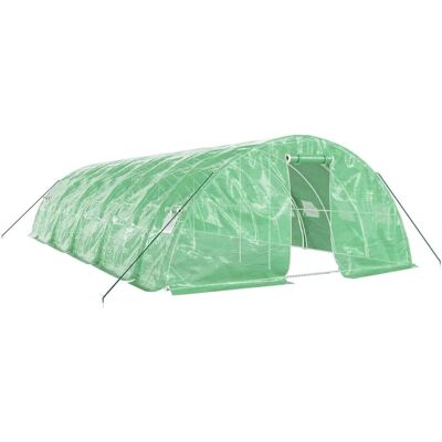 Serre vidaXL 10x5x2.3m avec Structure en Acier - Serre Serre vidaXL 10x5x2.3m avec Structure en Acier - Serre