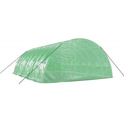 Serre vidaXL - Structure en acier - 8x6x2.85 m Serre vidaXL - Structure en acier - 8x6x2.85 m