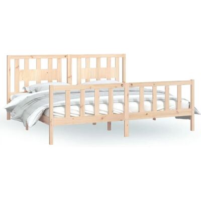 vidaXL Bettgestell Braun 200x200 cm - Bettgestell vidaXL Bettgestell Braun 200x200 cm - Bettgestell