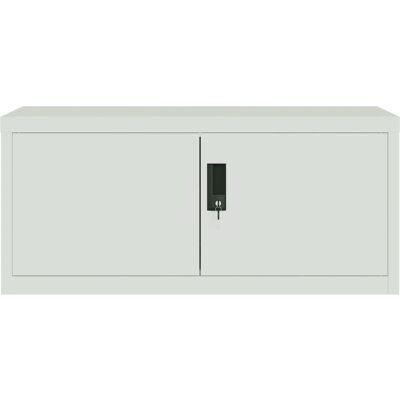 Armoire archivage en acier gris clair vidaXL 3244 - Armoire Armoire archivage en acier gris clair vidaXL 3244 - Armoire
