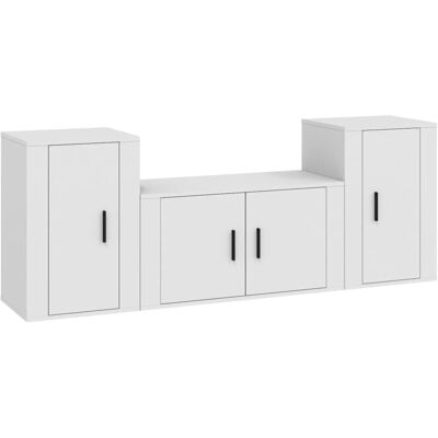 VidaXL Wandmontiertes TV-Schrank Weiß - TV Möbel VidaXL Wandmontiertes TV-Schrank Weiß - TV Möbel