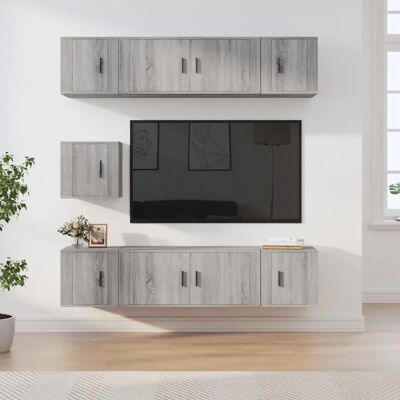 vidaXL Maison Chic - Ensemble de 7 meubles TV muraux vidaXL Maison Chic - Ensemble de 7 meubles TV muraux
