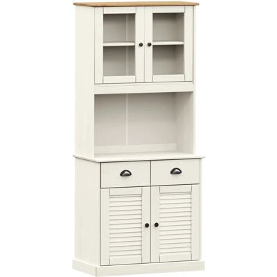 vidaXL VIGO Weiß Highboard - Wohnzimmer Sideboard vidaXL VIGO Weiß Highboard - Wohnzimmer Sideboard