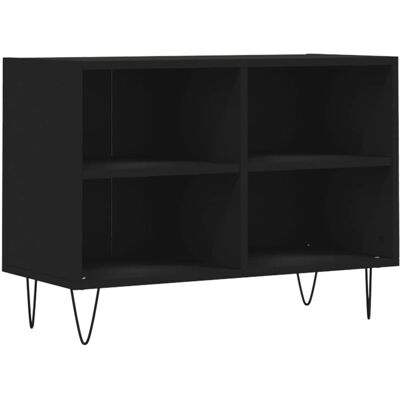 vidaXL 69,5x30x50 cm Schwarzes TV-Schrank aus Spanplatte - TV Typ vidaXL 69,5x30x50 cm Schwarzes TV-Schrank aus Spanplatte - TV Typ