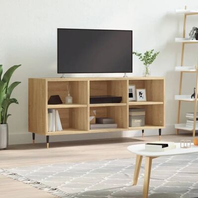 vidaXL TV-Schrank Sonoma Eiche - 103,5x30x50 cm - TV-Ständer vidaXL TV-Schrank Sonoma Eiche - 103,5x30x50 cm - TV-Ständer