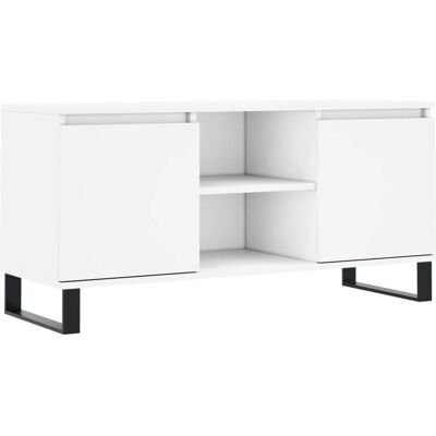 vidaXL 827020 Weißes Holz-TV-Schrank - TV Aufbewahrung vidaXL 827020 Weißes Holz-TV-Schrank - TV Aufbewahrung