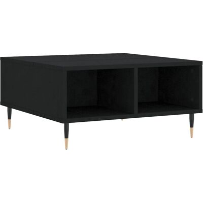 vidaXL Schwarze 60x60x30 cm Engineered Wood Couchtisch - Couchtisch vidaXL Schwarze 60x60x30 cm Engineered Wood Couchtisch - Couchtisch