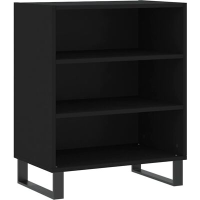 vidaXL 827141 Schwarzes Engineered Holz Sideboard - Sideboard vidaXL 827141 Schwarzes Engineered Holz Sideboard - Sideboard